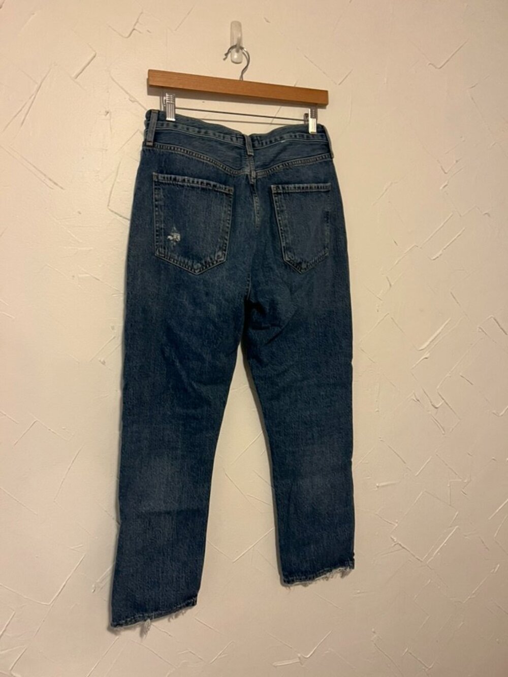 Agolde Riley High Rise Straight Crop In Frequency Size 28 - Picture 7 of 9